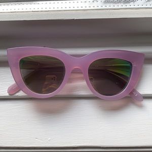 Purple Cateye Quay Sunglasses